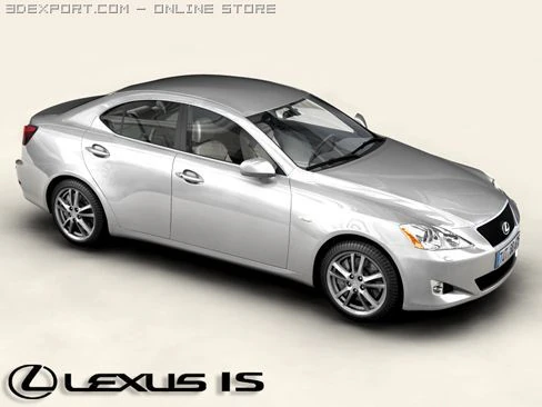 Lexus &eacute; Modelo 3D .c4d .max .obj .3ds .fbx .stl .blend 