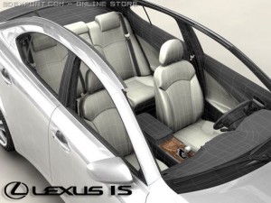 lexus is Model 3D