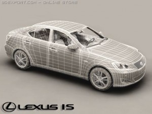 lexus is Model 3D