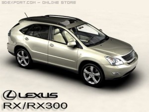 lexus rx-rx300 3D 模型