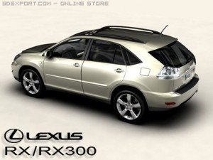 lexus rx-rx300 3D मॉडल