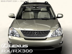 lexus rx-rx300 3D मॉडल