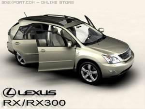 lexus rx-rx300 3D मॉडल
