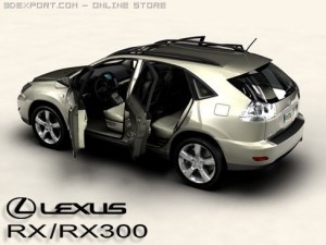 lexus rx-rx300 3D मॉडल