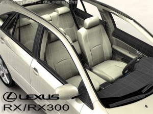 lexus rx-rx300 3D मॉडल