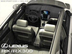 lexus rx-rx300 3D मॉडल
