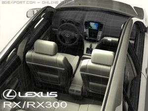 lexus rx-rx300 3D Model
