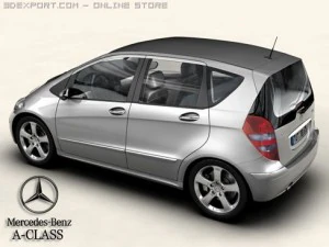 mercedes a class 3D Model