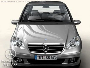 mercedes a class 3D Model