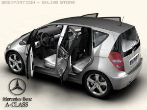 mercedes a class 3D Model