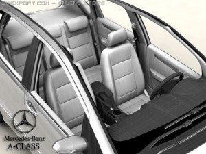 mercedes a class 3D Модель
