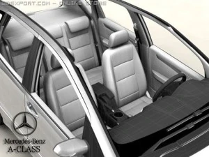 mercedes a class 3D Model