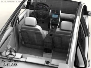 mercedes a class 3D Model