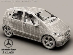 mercedes a class 3D Model