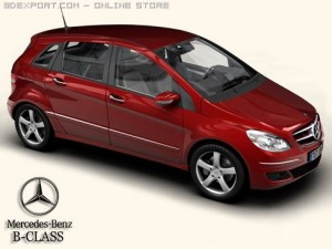 mercedes b class 3D Model