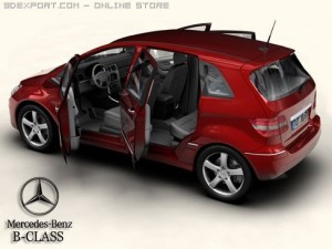 mercedes b class 3D Modell