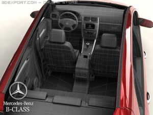 mercedes b class 3D Modell