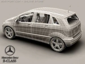 mercedes b class 3D Model