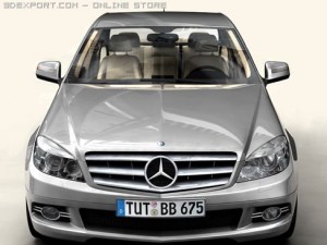 mercedes c class 2007 3D Model
