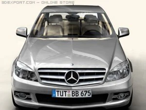 mercedes c class 2007 3D Model