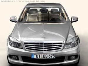 mercedes c class 2007 3D Model
