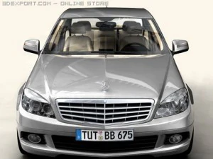 mercedes c class 2007 3D Model