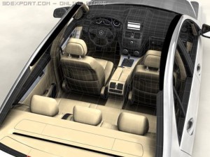 mercedes c class 2007 3D Model
