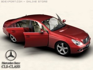 mercedes cls class 3D Модель