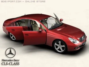 kelas mercedes cls Model 3D