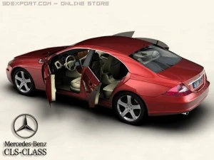 kelas mercedes cls Model 3D