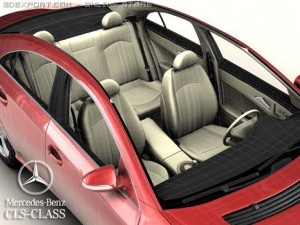 mercedes cls class 3D Модель