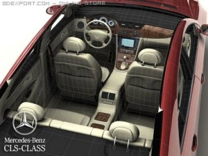 kelas mercedes cls Model 3D