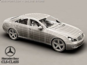 mercedes cls class 3D Модель