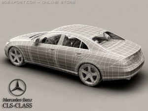 mercedes cls class 3D Модель