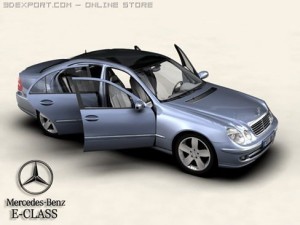 mercedes e class Model 3D