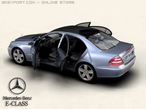 mercedes e class Model 3D