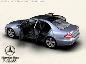 mercedes classe e Modello 3D