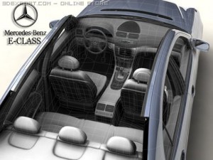 mercedes e class Model 3D
