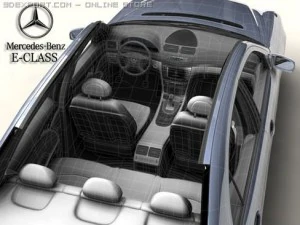 mercedes classe e Modello 3D