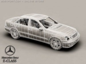 mercedes e class Model 3D