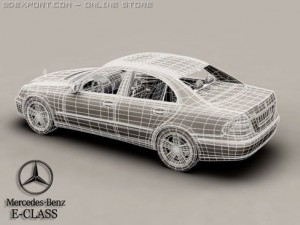 mercedes e class Model 3D