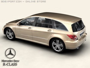 mercedes r class 3D Model