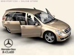 mercedes r class 3D Model
