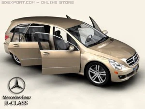 mercedes r class 3D Model