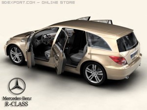 mercedes r class 3D Model