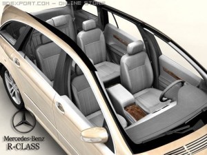 mercedes r class 3D Model