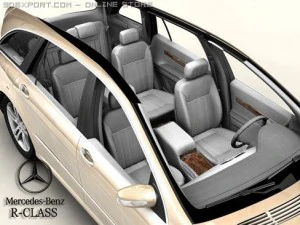 mercedes r class 3D Model