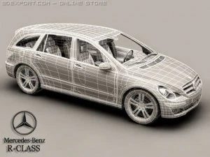 mercedes r class 3D Model