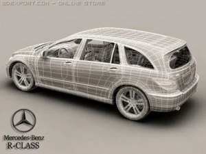 mercedes r class 3D Model