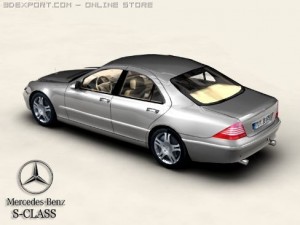 mercedes s class Modelo 3D
